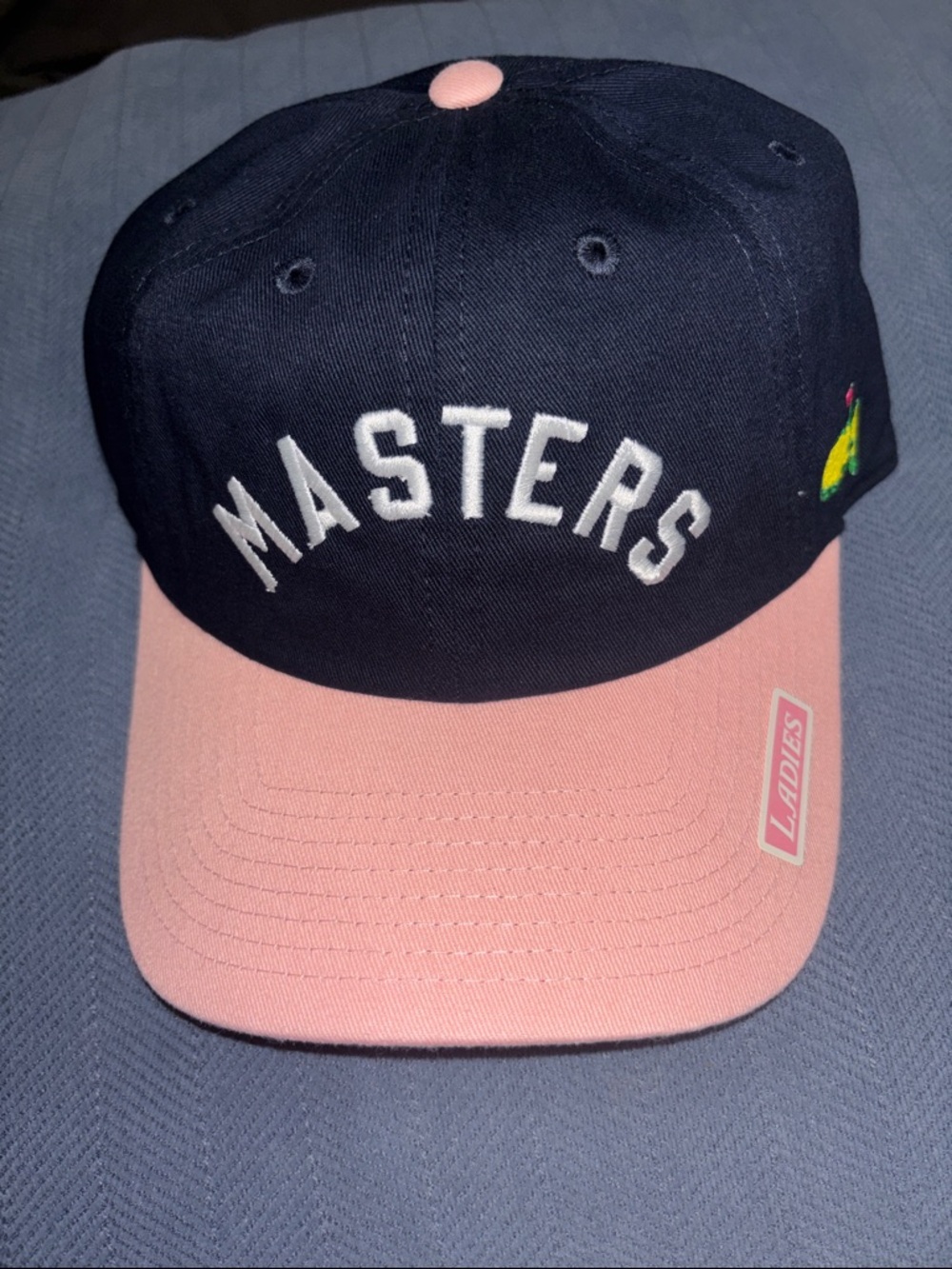 Masters Ladies Two-Tone Navy and Pink Cap